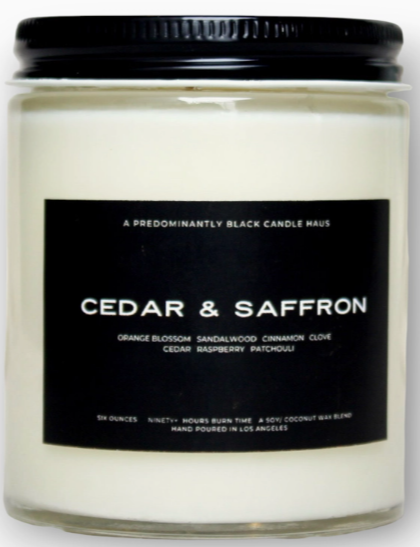 Cedar and Saffron Candle